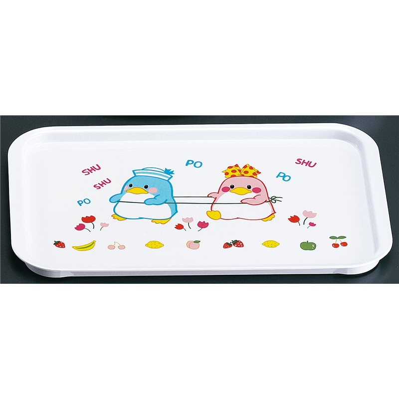 メラミンお子様食器「ベン＆ベティー」 BB-13　　　　　　　トレー 1袋（ご注文単位1袋）【直送品】