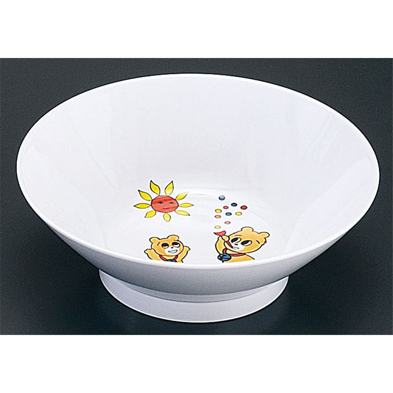 メラミンお子様食器「コロちゃん」 KF-3　　　　　　ラーメン丼 1袋（ご注文単位1袋）【直送品】
