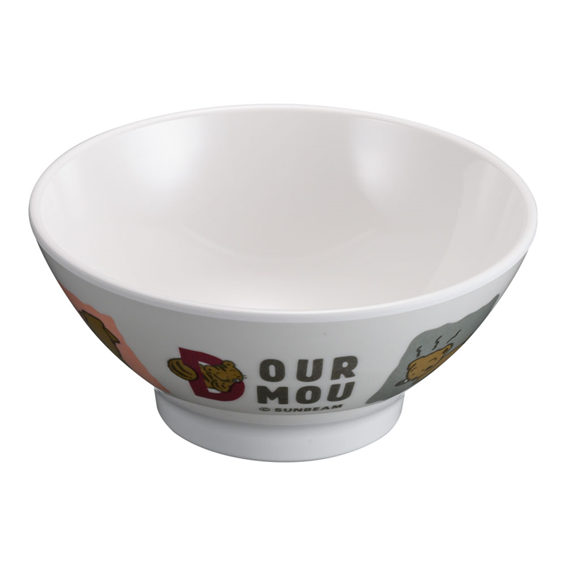 メラミンお子様食器「デュールムー」 茶碗 MC-1B-DM 1個(ご注文単位1個)【直送品】