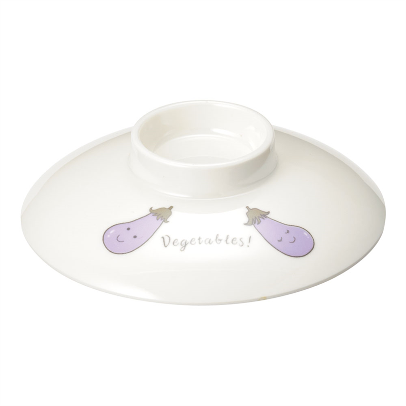 メラミンお子様食器「ベジタ村」 61-VV 椀 蓋 1個(ご注文単位1個)【直送品】