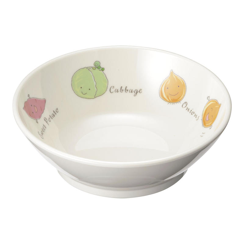 メラミンお子様食器「ベジタ村」 627-VV 11cm小鉢 1個(ご注文単位1個)【直送品】