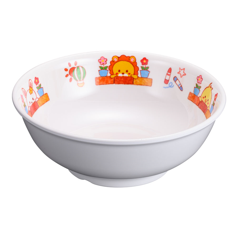 メラミンお子様食器 「みんなともだち。」 丼 YMD-1 1個(ご注文単位1個)【直送品】
