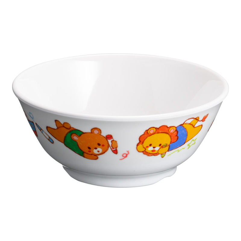 メラミンお子様食器 「みんなともだち。」 汁椀 YMC-1 1個(ご注文単位1個)【直送品】