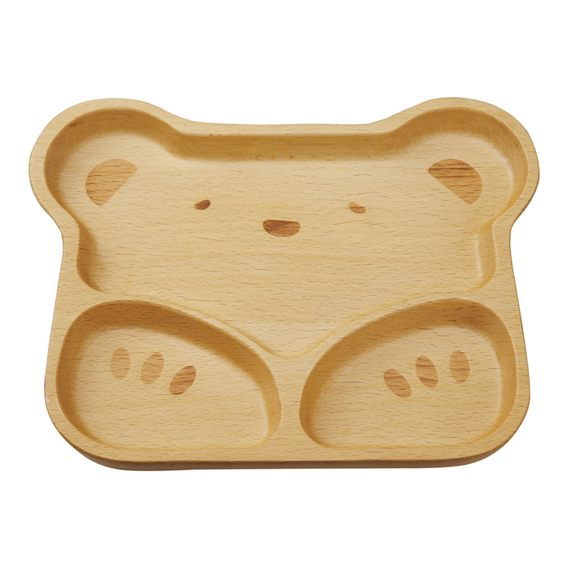 ブナ　キッズプレート　くま  1袋（ご注文単位1袋）【直送品】