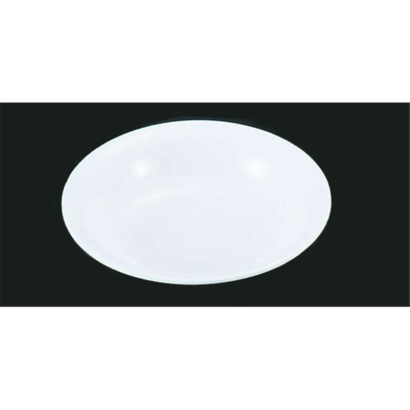 メラミン　深皿　№49B（中）　　　白  1袋（ご注文単位1袋）【直送品】