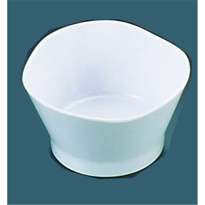 メラミン　三ツ葉小鉢　№77　　　　　白  1袋（ご注文単位1袋）【直送品】