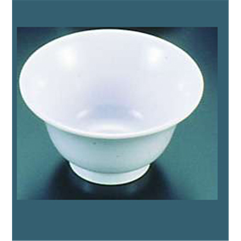 メラミン 湯呑 新型羽反り №20 白 1袋(ご注文単位1袋)【直送品】