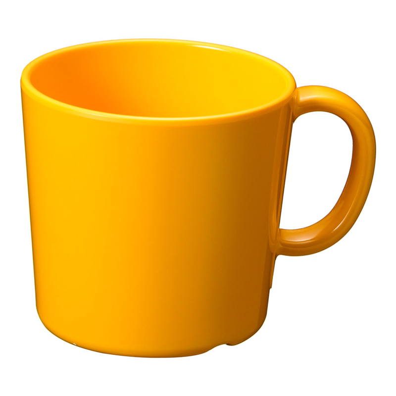 メラミン 手付コップ №83 黄 1袋(ご注文単位1袋)【直送品】