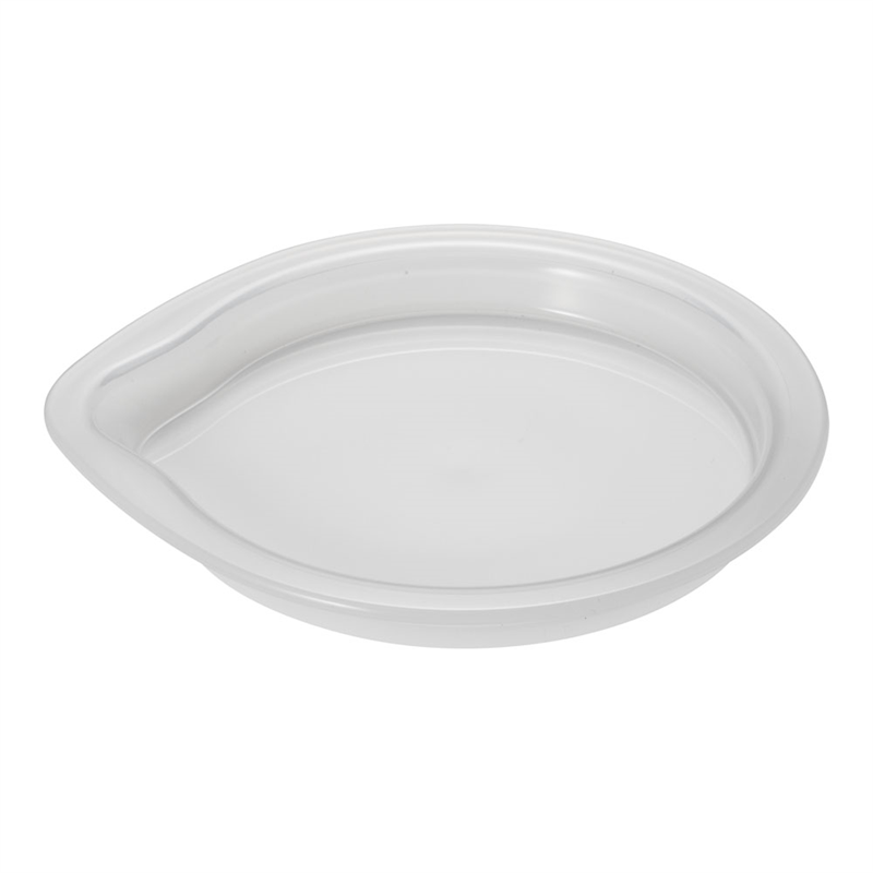 流動食コップ　中　8301 蓋　乳白 1袋（ご注文単位1袋）【直送品】