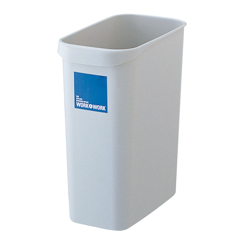 リス ワーク&ワーク屑入れ 角 8L グレー 1袋(ご注文単位1袋)【直送品】
