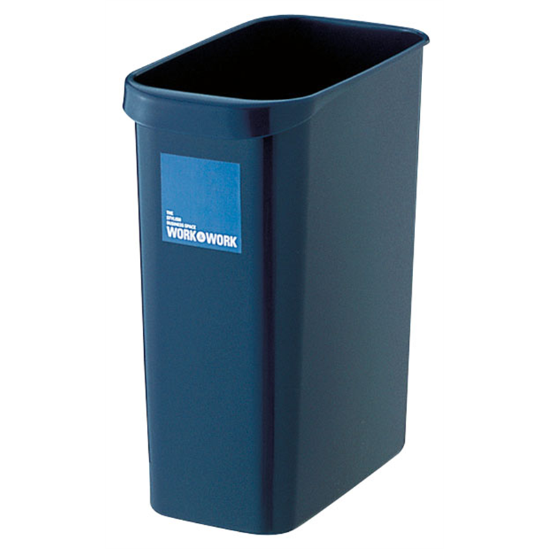 リス ワーク&ワーク屑入れ 角 8L ダークブルー 1袋(ご注文単位1袋)【直送品】