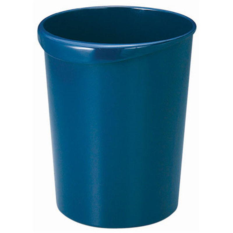 リス ワーク&ワーク 屑入れ 丸 12L ダークブルー 1袋(ご注文単位1袋)【直送品】
