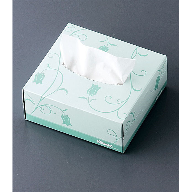 クリネックス　ティシュー　ハーフサイズ （1ケース96箱入） 1箱（ご注文単位1箱）【直送品】