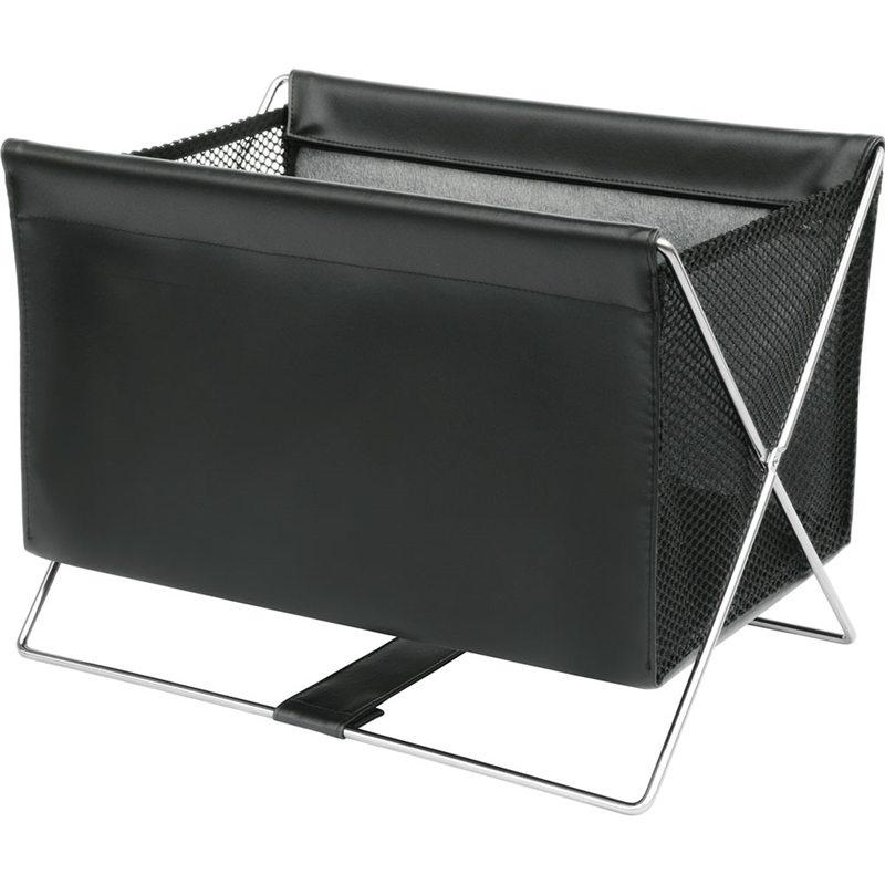 ミニサイドワゴン・合皮×メッシュ S R-365 ブラック 1袋(ご注文単位1袋)【直送品】