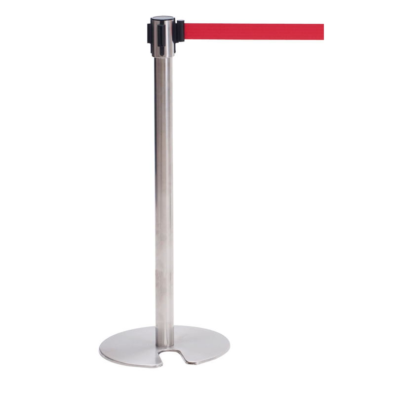 ベルトパーティーション SUS-2 赤 51353RED 1箱(ご注文単位1箱)【直送品】