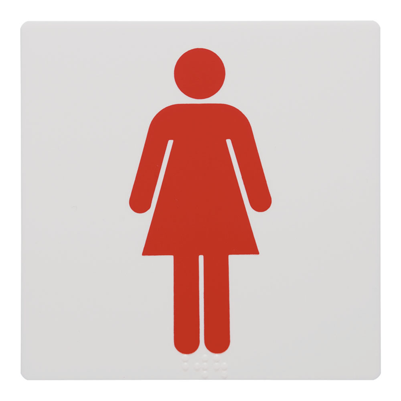 点字サイン　TS514-2　御手洗　女  1袋（ご注文単位1袋）【直送品】