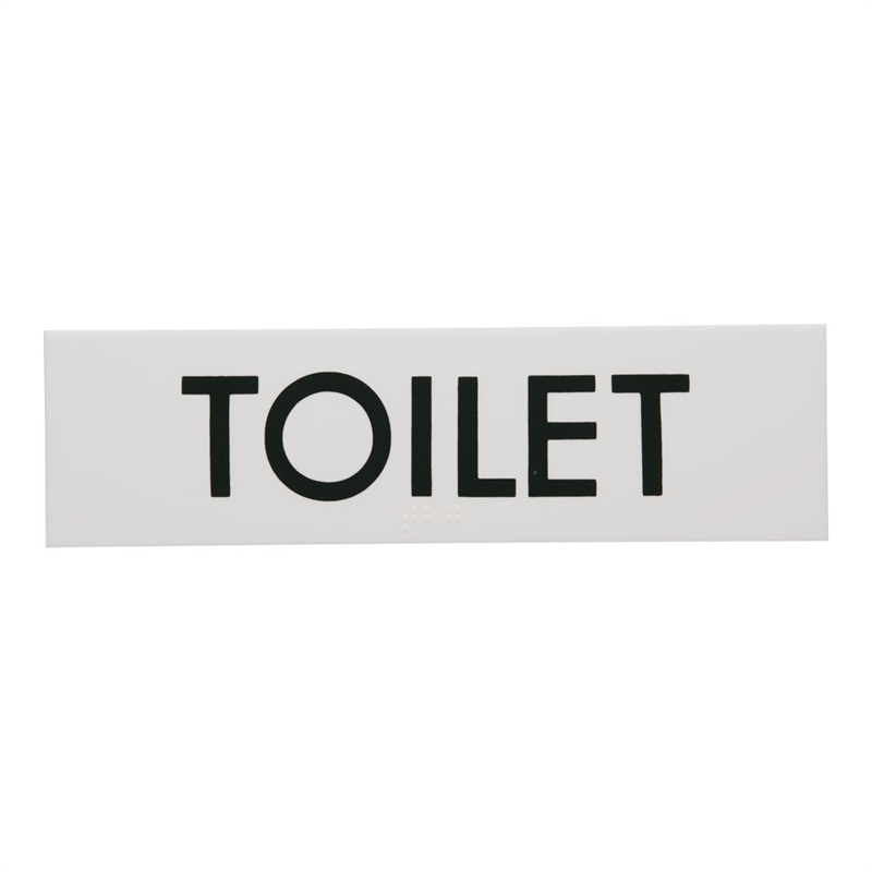 点字サイン　TS268-10TOILET  1袋（ご注文単位1袋）【直送品】