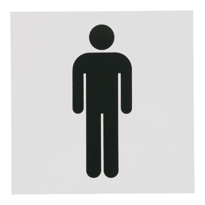 点字サイン　TS2122-1　御手洗　男  1袋（ご注文単位1袋）【直送品】