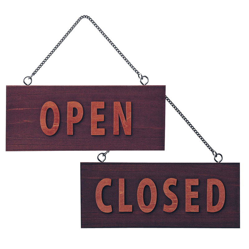 店頭プレート H2290-2　茶 1個（ご注文単位1個）【直送品】