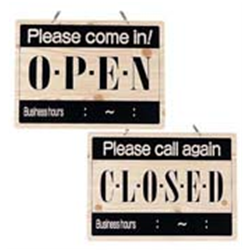 えいむ　オープンプレート　OCW-10 OPEN／CLOSED 1袋（ご注文単位1袋）【直送品】