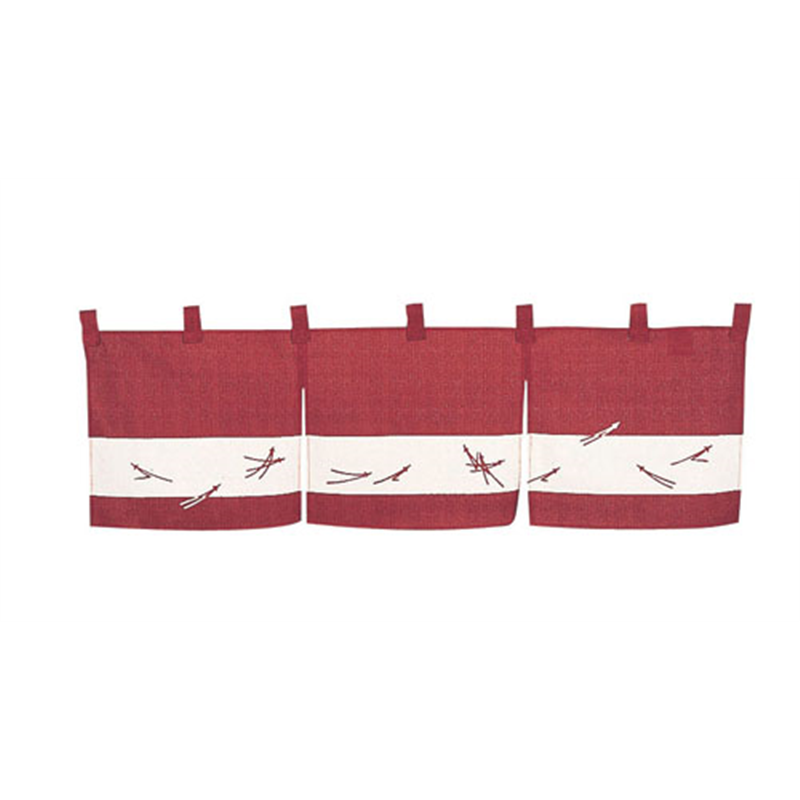 半間のれん　松葉ちらし　118-01 えび茶 1袋（ご注文単位1袋）【直送品】