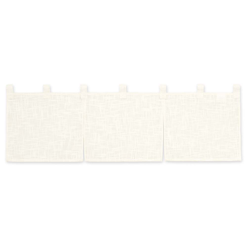 半間のれん　綿麻無地　001-01 生成り 1袋（ご注文単位1袋）【直送品】