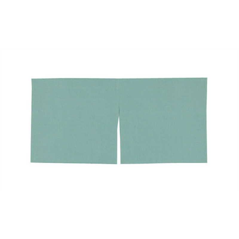 半間のれん　粋無地　小　グリーン  1袋（ご注文単位1袋）【直送品】