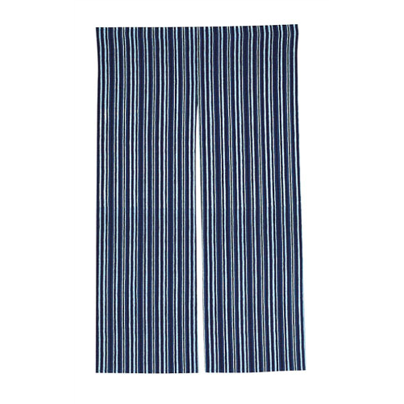 半間のれん　藍染　京縞  1袋（ご注文単位1袋）【直送品】