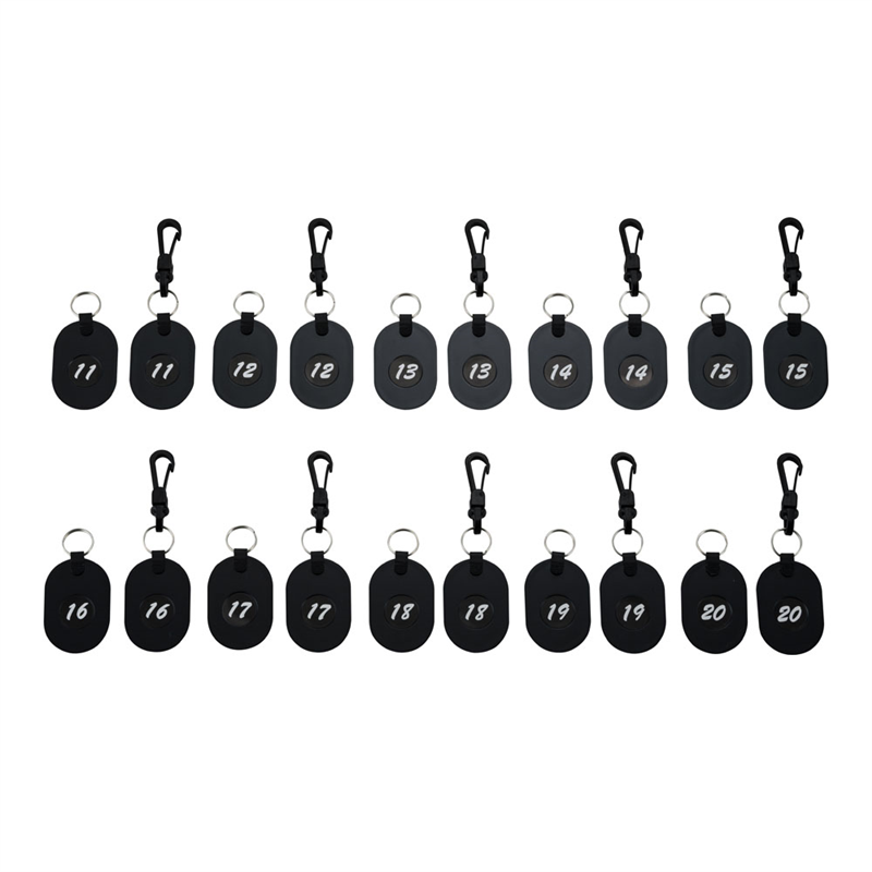 ツインチケット（10組入） 11～20黒　59223BLK 1個（ご注文単位1個）【直送品】