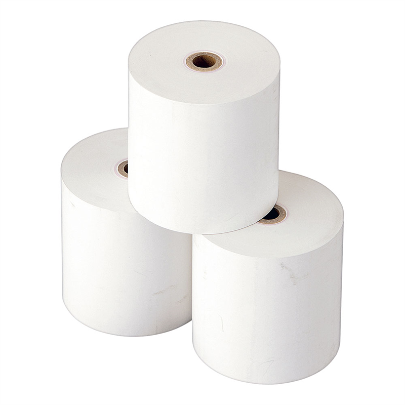 サーマルレジロール(3巻入)中保存タイプ 幅80×外径80mm 長さ72m 1袋(ご注文単位1袋)【直送品】