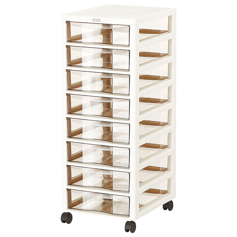 アプロス　深型8段 アイボリー 1箱（ご注文単位1箱）【直送品】