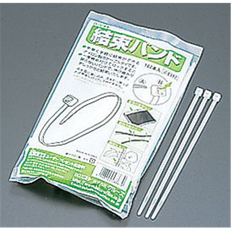 ナイロン結束バンド #8387(1袋100入) 1袋(ご注文単位1袋)【直送品】