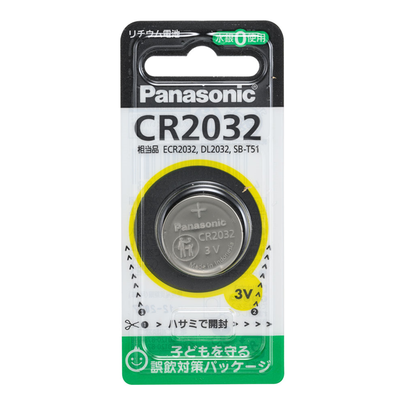 パナソニック　リチウム電池 CR-2032P 1個（ご注文単位1個）【直送品】