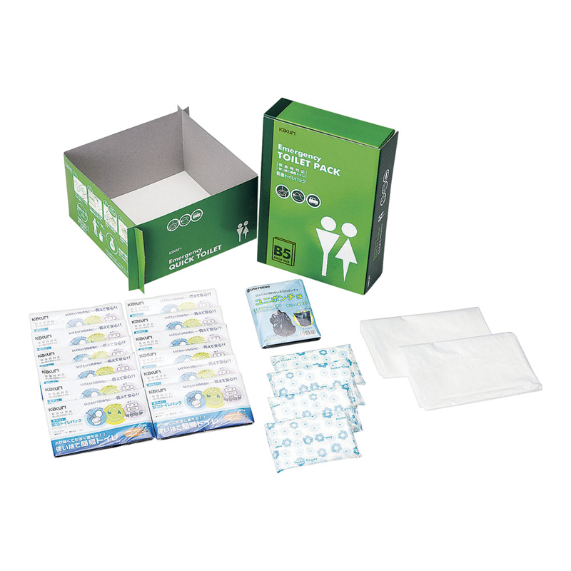 緊急トイレパックセット TPS-50 1箱(ご注文単位1箱)【直送品】