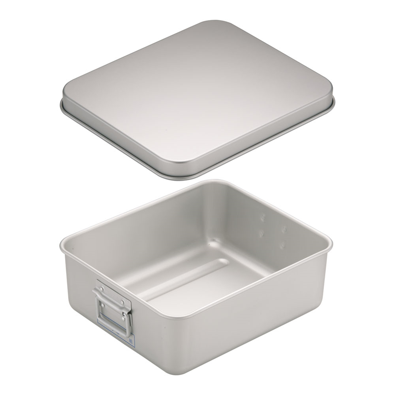 アルマイト 天ぷら入(蓋付) 254 1個(ご注文単位1個)【直送品】