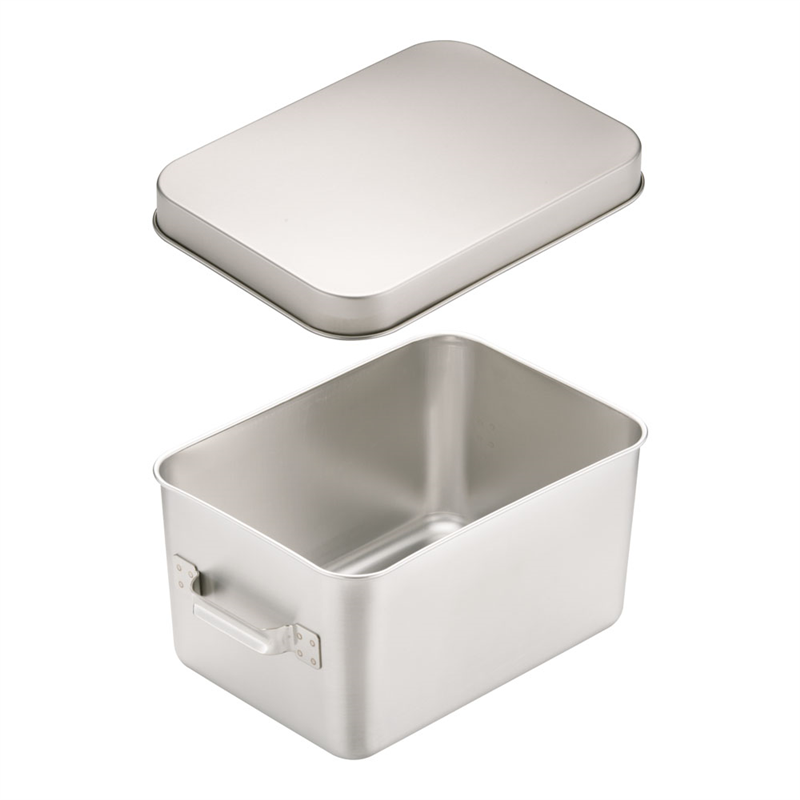 18-8天ぷら入れ（蓋付） 255-C 1袋（ご注文単位1袋）【直送品】