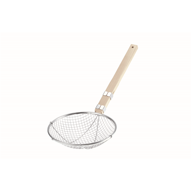 TSステンレス　極荒すくい網　丸型 24cm（2.5メッシュ） 1個（ご注文単位1個）【直送品】