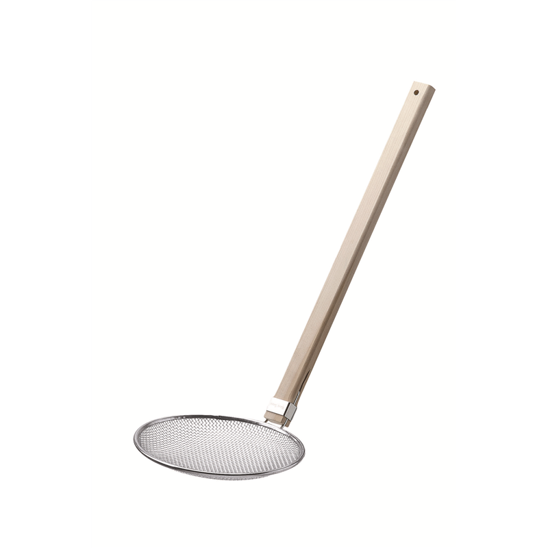 TSステンレス　木柄そば揚 21cm 1個（ご注文単位1個）【直送品】