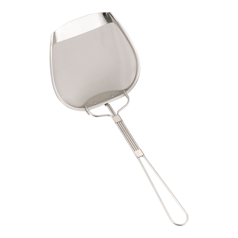 TSステンレス プレス式角型カス揚 中 細目(40メッシュ) 1個(ご注文単位1個)【直送品】