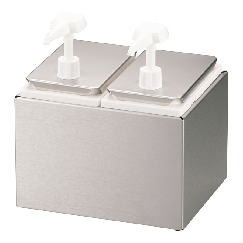 エコノミーポンプディスペンサー 2連　38502 1箱（ご注文単位1箱）【直送品】