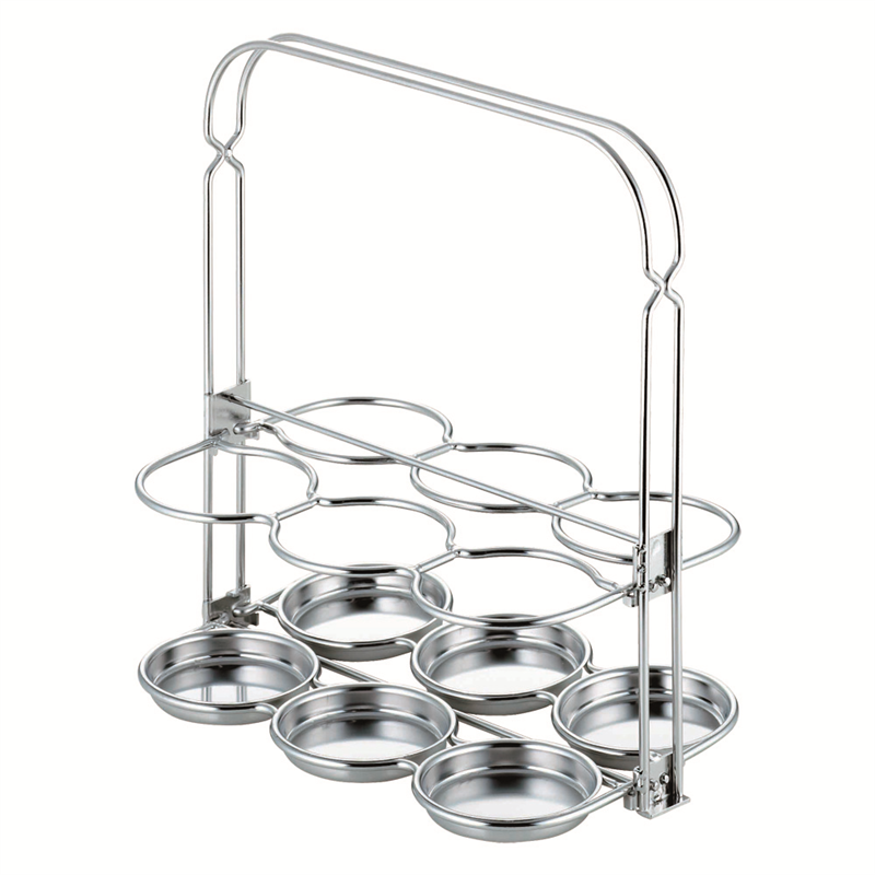 18-8ビールキャリー 6本用 1箱(ご注文単位1箱)【直送品】