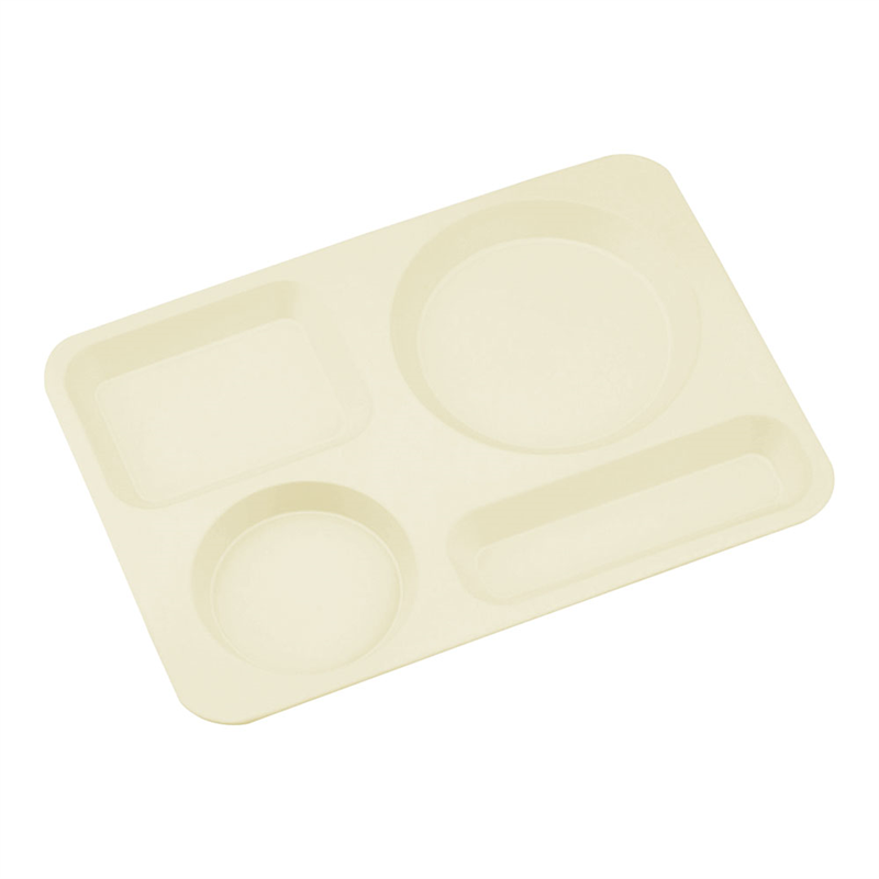 カフェトレイ ホワイト 1個（ご注文単位1個）【直送品】