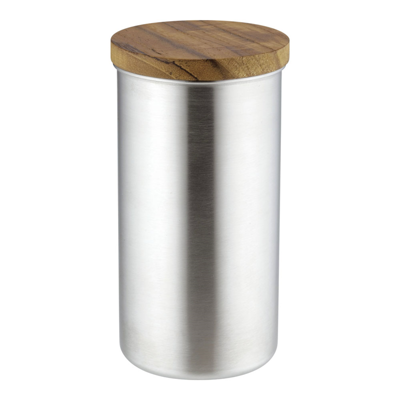 ステンレス コーヒーキャニスター サテン L(新タイプ)407439 1個(ご注文単位1個)【直送品】