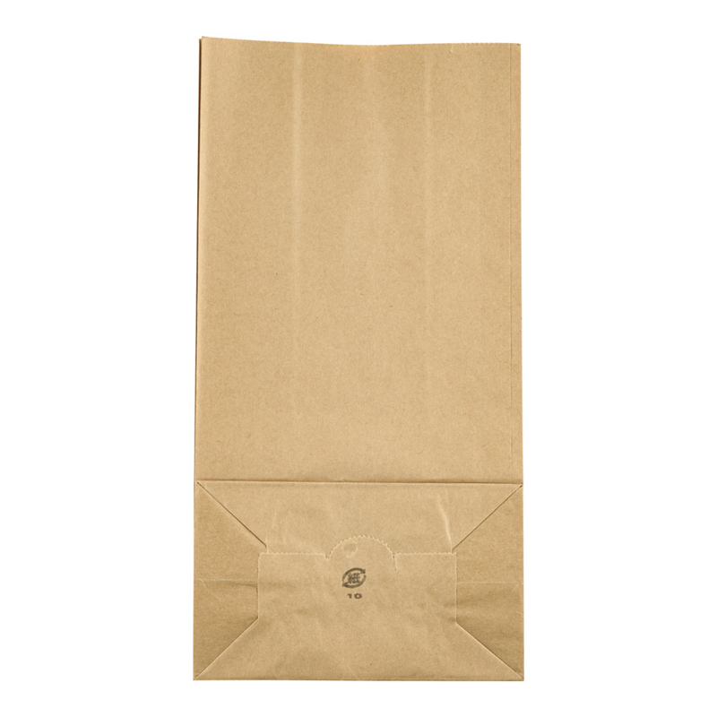 角底袋　クラフト無地　（500枚入） ♯10 1個（ご注文単位1個）【直送品】