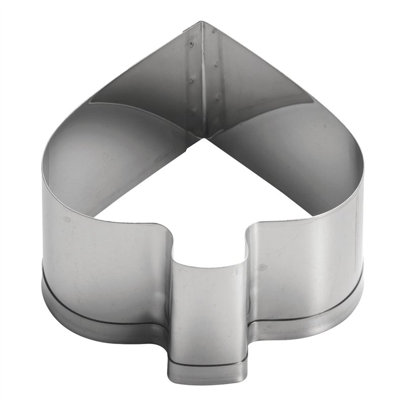 18-8　クッキー抜型　スペード 大 1個（ご注文単位1個）【直送品】