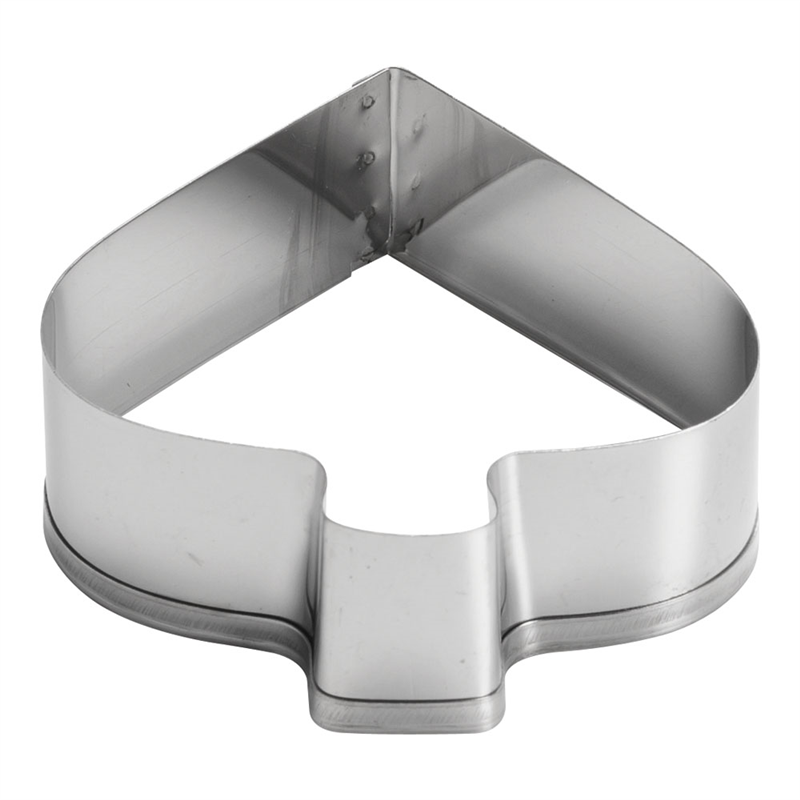 18-8　クッキー抜型　スペード 中 1個（ご注文単位1個）【直送品】