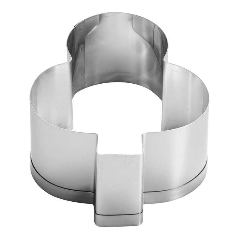 18-8　クッキー抜型　クローバー 大 1個（ご注文単位1個）【直送品】