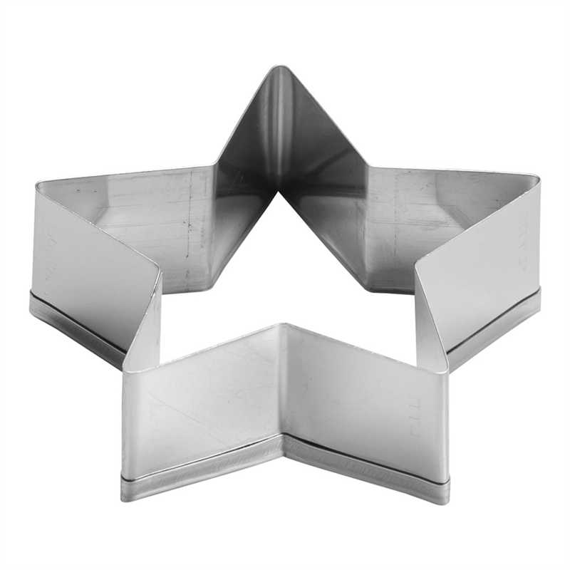 18-8　クッキー抜型　スター 中 1個（ご注文単位1個）【直送品】