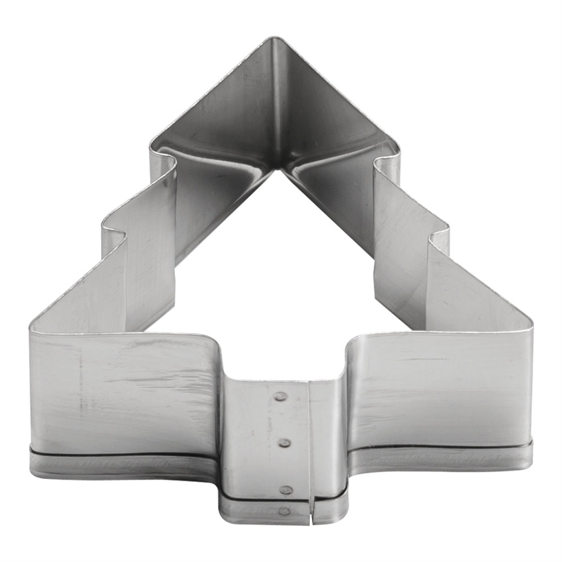 18-8　クッキー抜型　ツリー 中 1個（ご注文単位1個）【直送品】