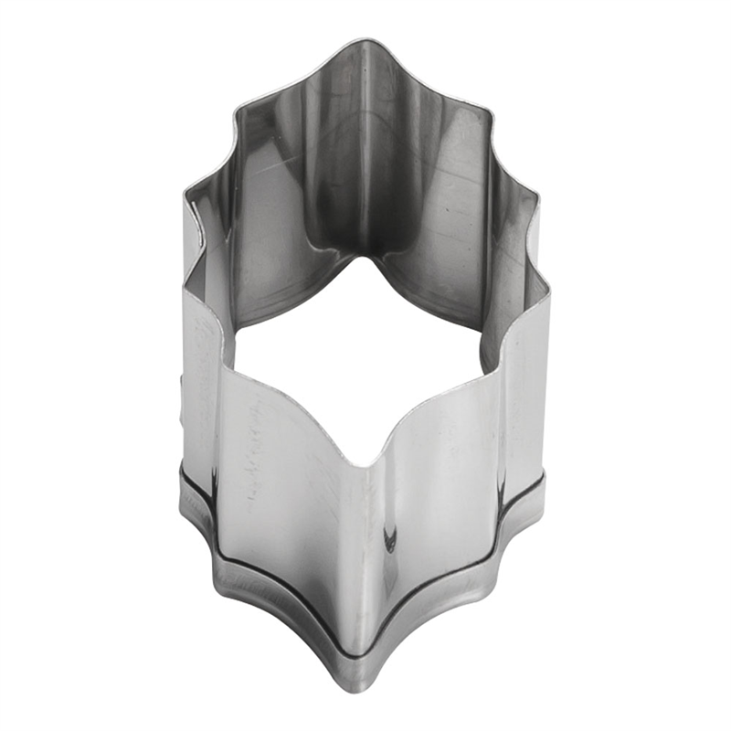 18-8　クッキー抜型　ヒイラギ 小 1個（ご注文単位1個）【直送品】